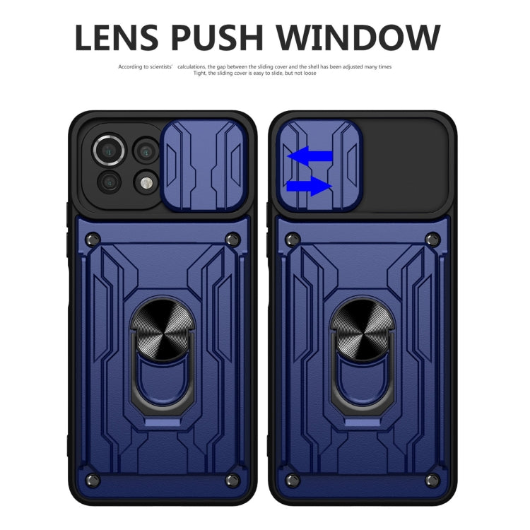 For Xiaomi Mi 11 Lite Sliding Camshield Card Phone Case