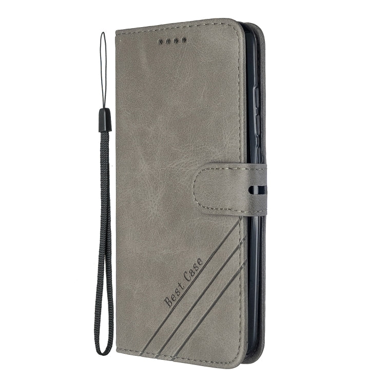 For Xiaomi Redmi 8 / 8A Stitching Style 2-Color Cow Texture Horizontal Flip PU Leather Case with Holder & Card Slot & Lanyard