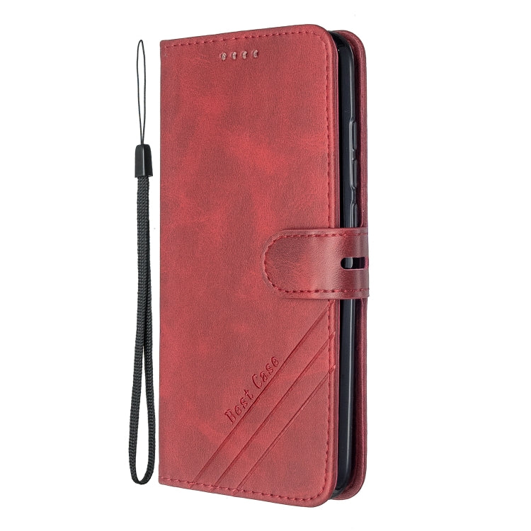 For Xiaomi Redmi 8 / 8A Stitching Style 2-Color Cow Texture Horizontal Flip PU Leather Case with Holder & Card Slot & Lanyard