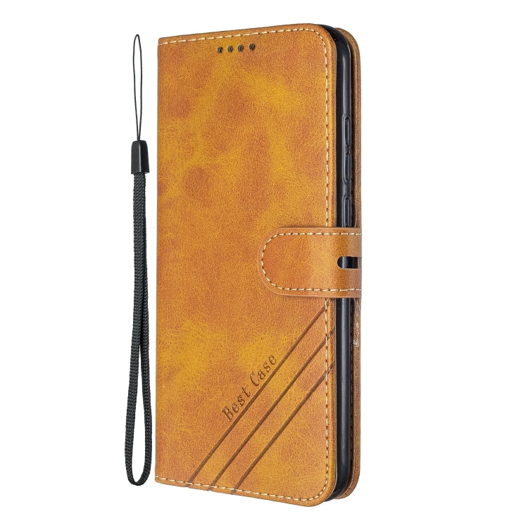 For Xiaomi Redmi Note 8T Stitching Style 2-Color Cow Texture Horizontal Flip PU Leather Case with Holder & Card Slot & Lanyard