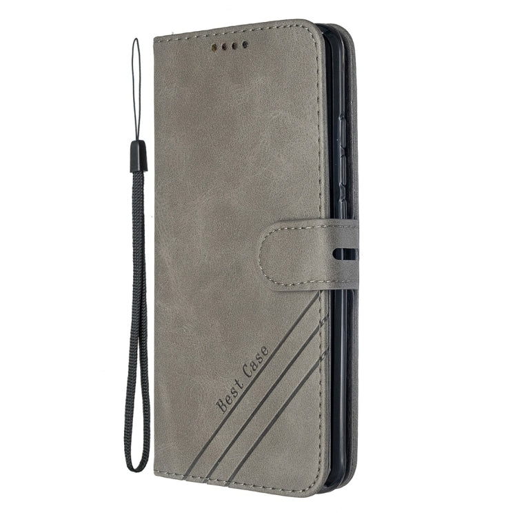 For Xiaomi CC9 Pro / Note 10 Pro Stitching Style 2-Color Cow Texture Horizontal Flip PU Leather Case with Holder & Card Slot & Lanyard