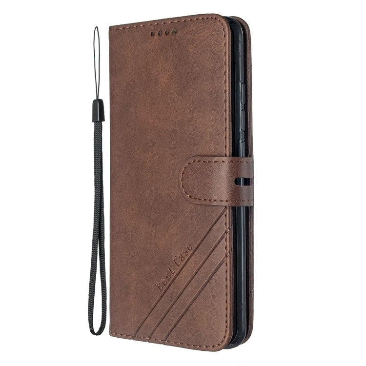 For Xiaomi CC9 Pro / Note 10 Pro Stitching Style 2-Color Cow Texture Horizontal Flip PU Leather Case with Holder & Card Slot & Lanyard