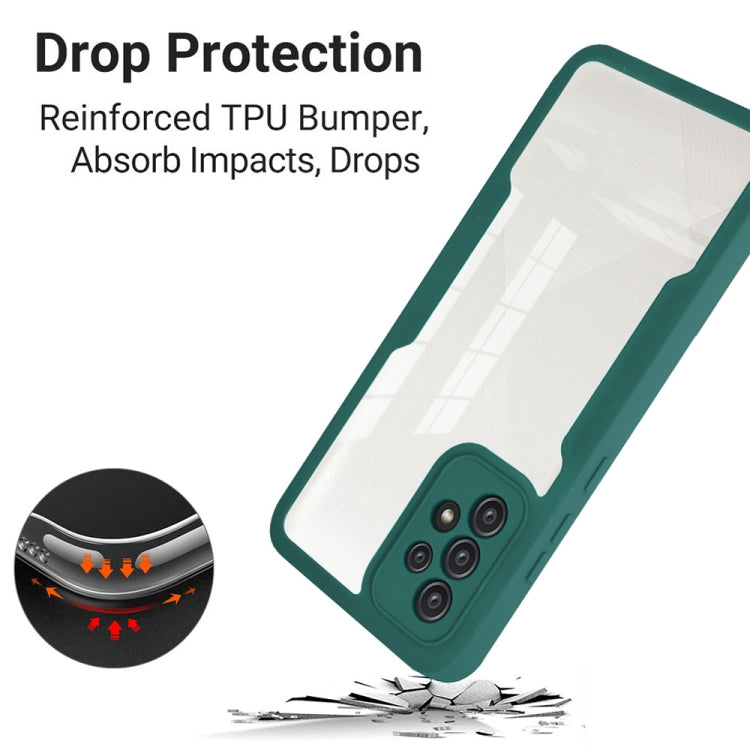 For Samsung Galaxy A52 5G / 4G Acrylic + TPU 360 Degrees Full Coverage Shockproof Phone Case