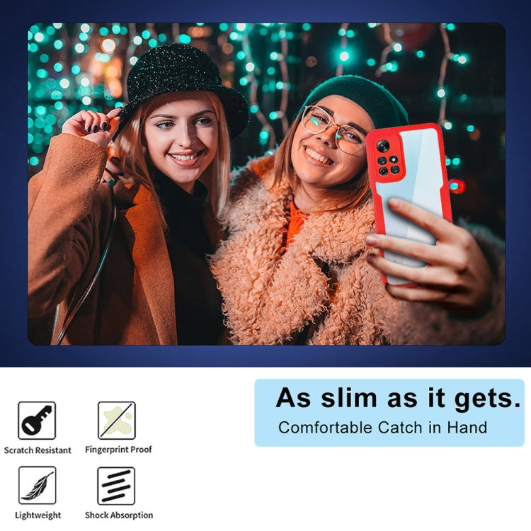 For Xiaomi Redmi Note 11 5G China Acrylic + TPU 360 Degrees Full Coverage Shockproof Phone Case