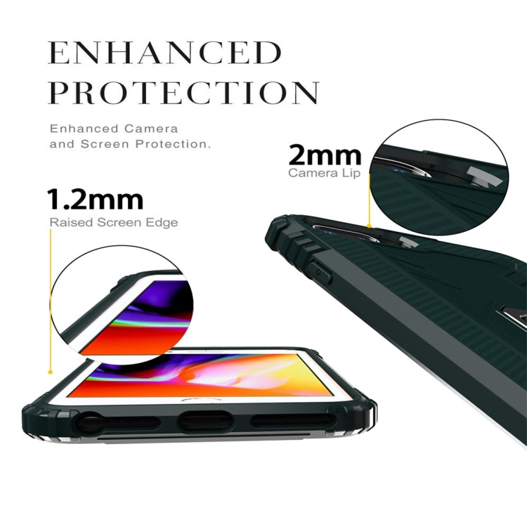 For iPhone 6 / 7 / 8 Carbon Fiber Protective Case with 360 Degree Rotating Ring Holder