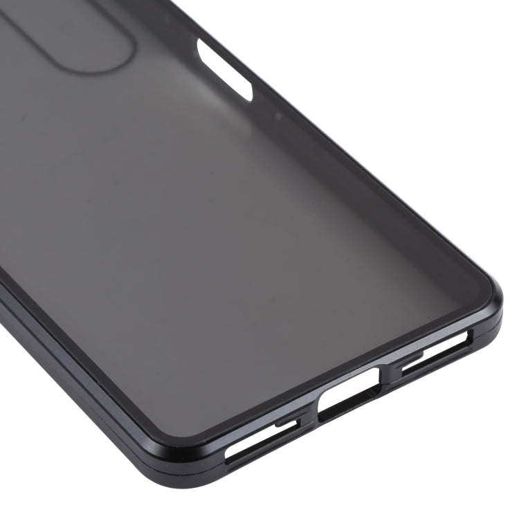For Sony Xperia 1 III Anti-peeping Magnetic Double-sided Tempered Glass Phone Case