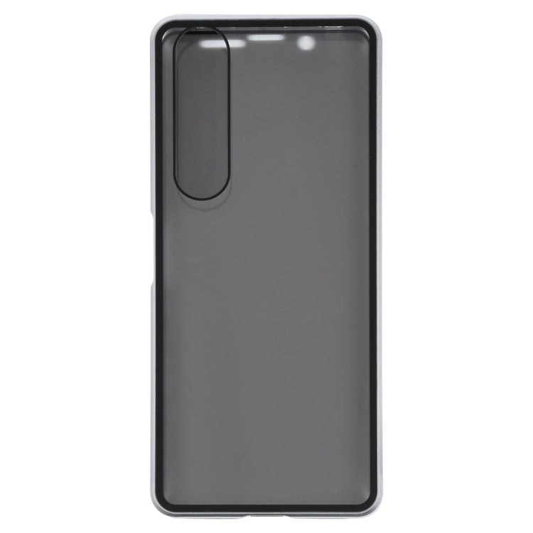 For Sony Xperia 1 III Anti-peeping Magnetic Double-sided Tempered Glass Phone Case