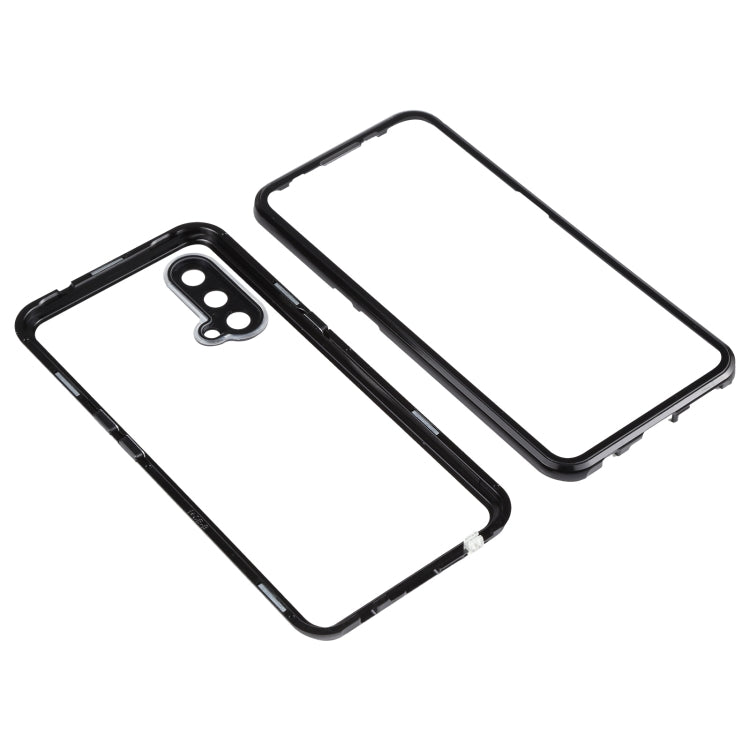 For OnePlus Nord CE 5G Full Cover Magnetic Metal Tempered Glass Phone Case