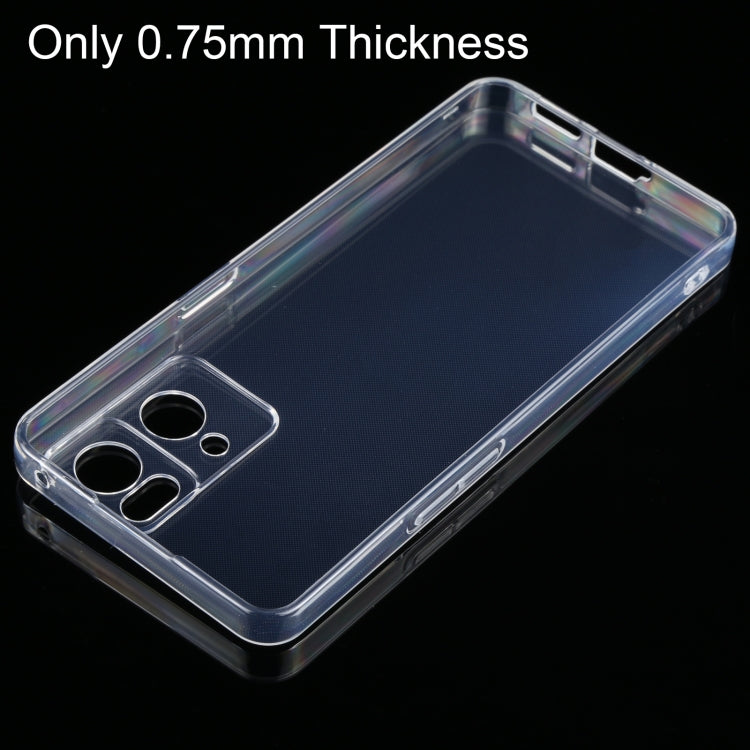 For OPPO Reno7 Pro 5G 0.75mm Ultra-thin Transparent TPU Phone Case