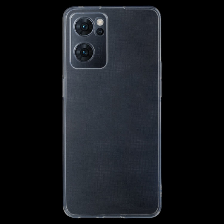For OPPO Reno7 5G 0.75mm Ultra-thin Transparent TPU Phone Case