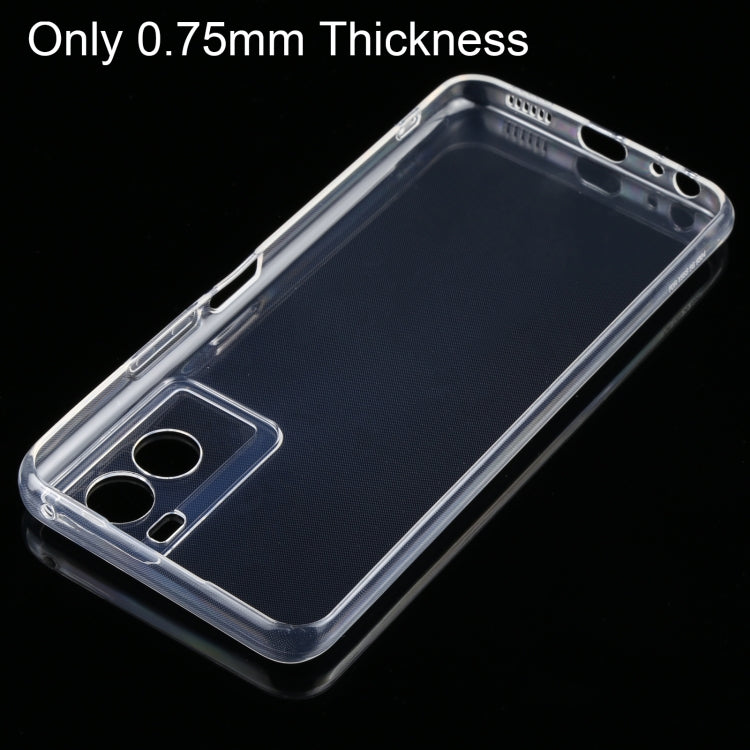 For vivo Y55s 5G 0.75mm Ultra-thin Transparent TPU Phone Case