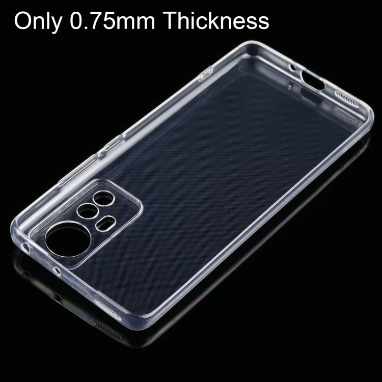 For Xiaomi 12 0.75mm Ultra-thin Transparent TPU Phone Case