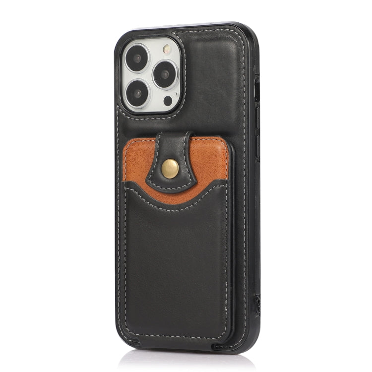 For iPhone 13 Pro Max Soft Skin Leather Wallet Bag Phone Case