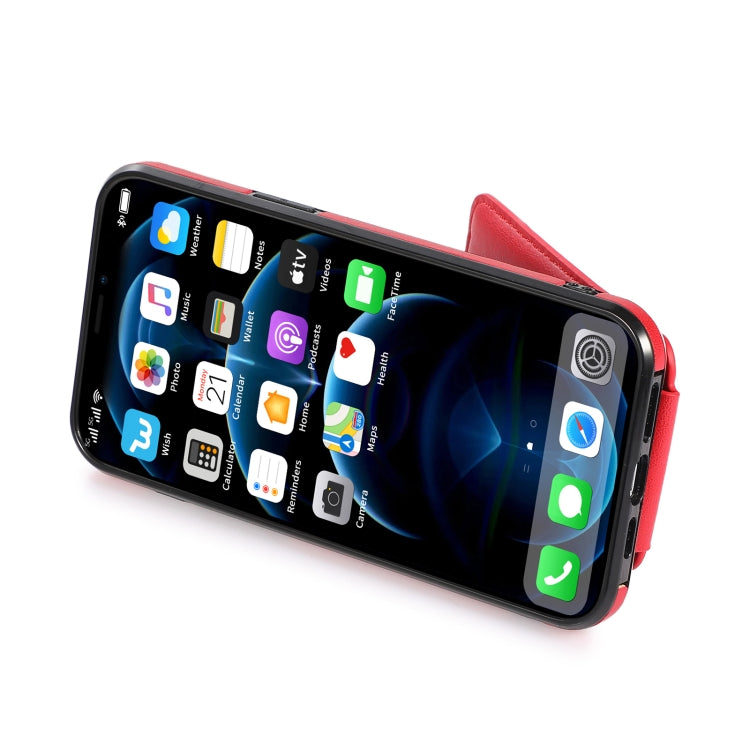 For iPhone 13 Soft Skin Leather Wallet Bag Phone Case