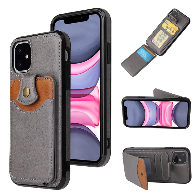 For iPhone 12 mini Soft Skin Leather Wallet Bag Phone Case