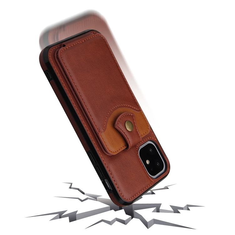 For iPhone 12 mini Soft Skin Leather Wallet Bag Phone Case