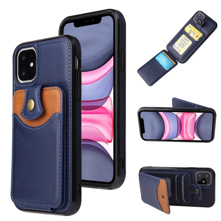 For iPhone 11 Pro Max Soft Skin Leather Wallet Bag Phone Case