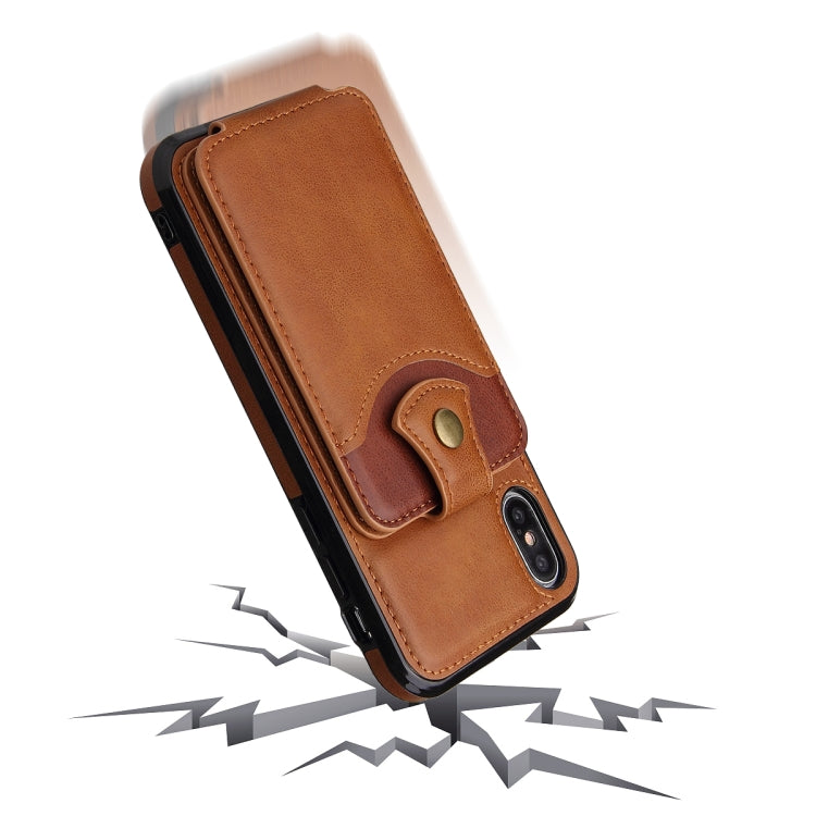 For iPhone XS Max Soft Skin Leather Wallet Bag Phone Case