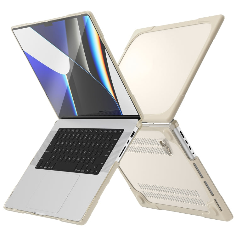 TPU + PC Two Color Laptop Protective Case For MacBook Pro 14.2 inch A2442 2021