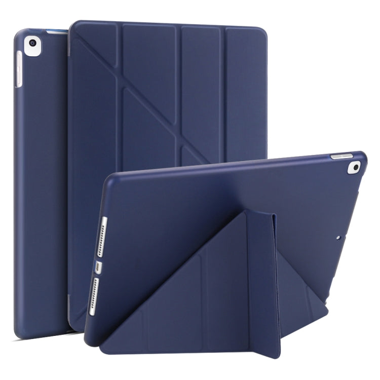 Multi-folding PU Leather Matte TPU Tablet Case For iPad Pro 10.2 2021 / 2020 / 10.5 2017