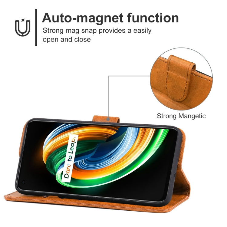 Leather Phone Case For OPPO Realme Q3 Pro 5G Carnival Version