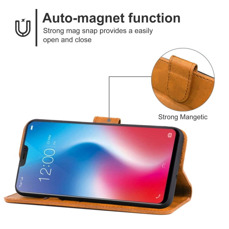 Leather Phone Case For vivo V9