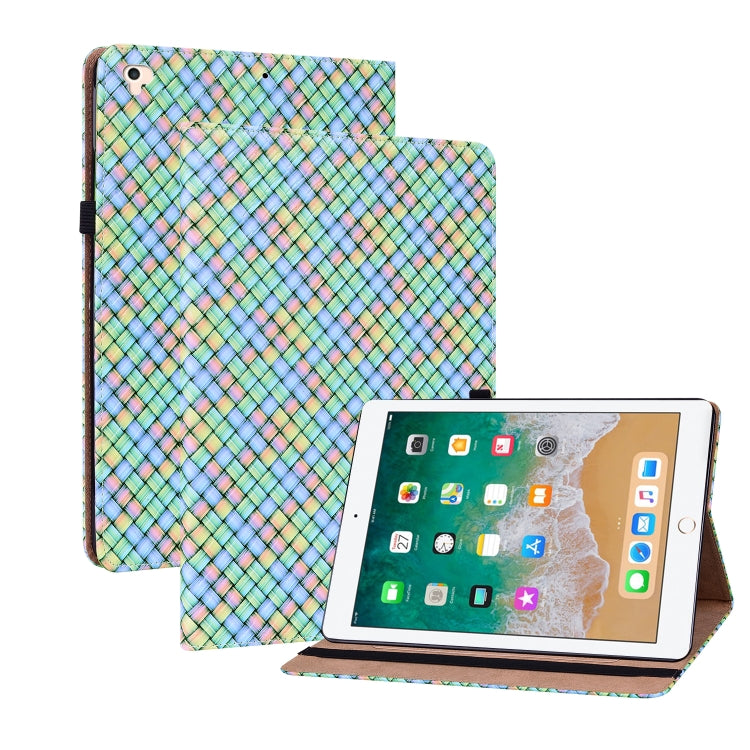 Color Weave Smart Leather Tablet Case For iPad Pro 9.7 2018 / 2017