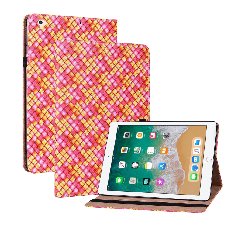 Color Weave Smart Leather Tablet Case For iPad Pro 9.7 2018 / 2017