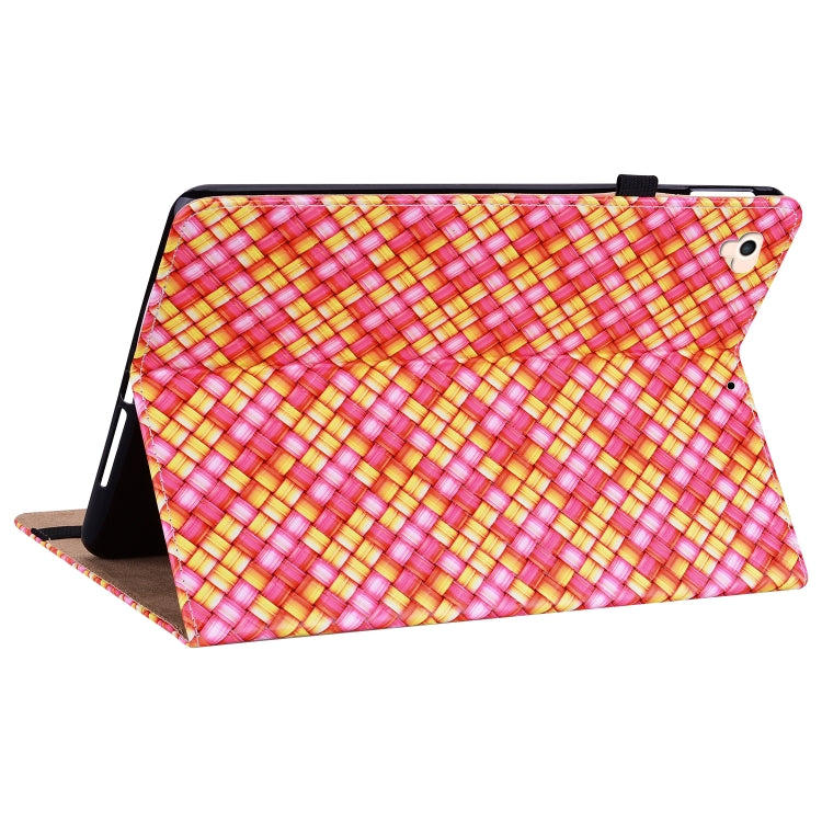 Color Weave Smart Leather Tablet Case For iPad Pro 9.7 2018 / 2017