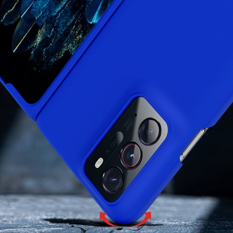 For OPPO Find N Skin Feel Oil Spray PC Phone Case