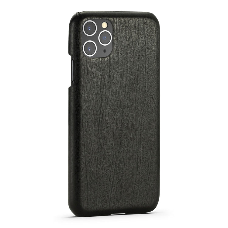 For iPhone 11 Retro Wood Texture PU + PC Protective Case