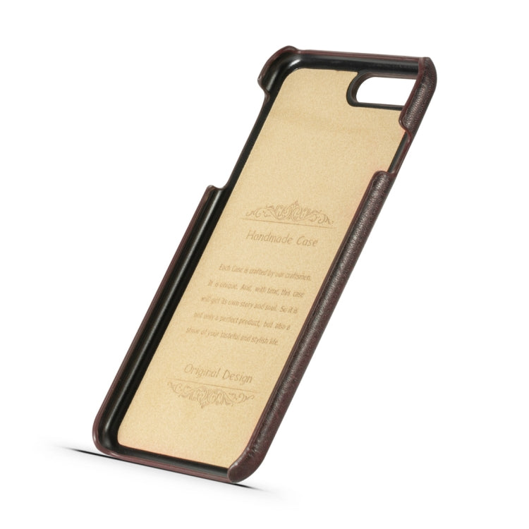 For iPhone SE 2020 & 8 & 7 Retro Wood Texture PU + PC Protective Case