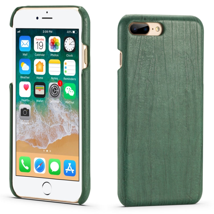 For iPhone SE 2020 & 8 & 7 Retro Wood Texture PU + PC Protective Case