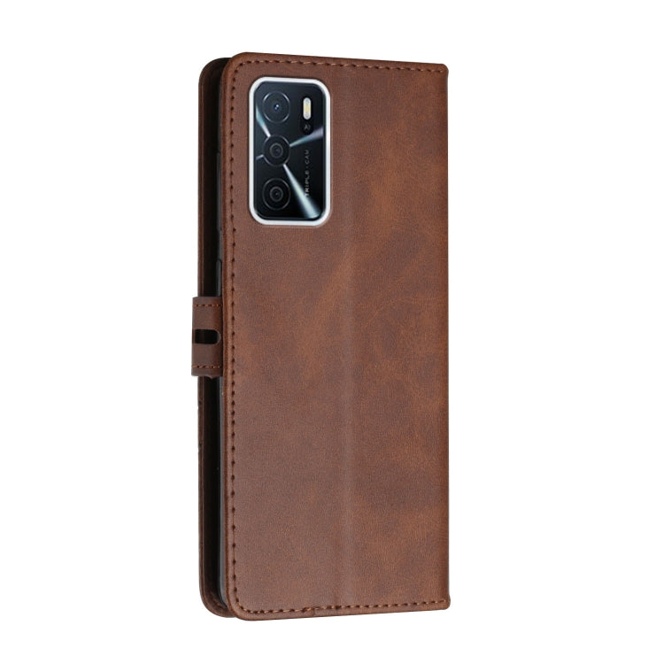 For OPPO A55 5G / A56 5G Cow Texture Leather Phone Case