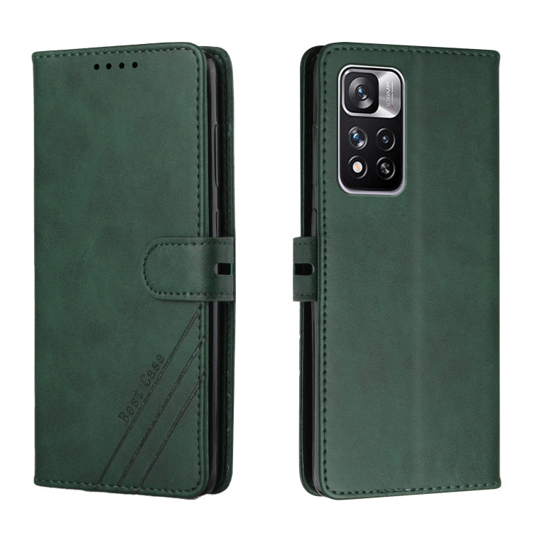 For Xiaomi Redmi Note 11 Pro Cow Texture Leather Phone Case