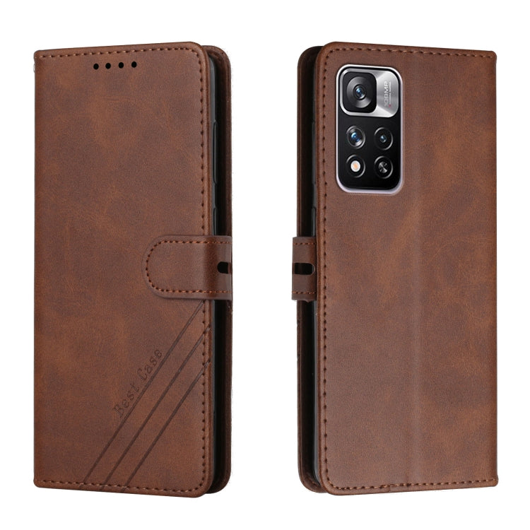 For Xiaomi Redmi Note 11 Pro Cow Texture Leather Phone Case