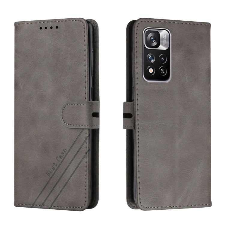For Xiaomi Redmi Note 11 Pro Cow Texture Leather Phone Case