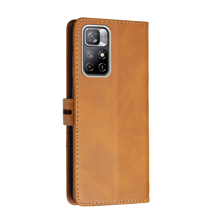 For Xiaomi Redmi Note 11 5G Cow Texture Leather Phone Case