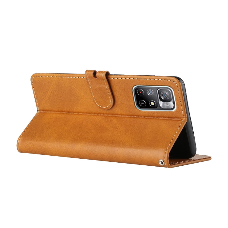 For Xiaomi Redmi Note 11 5G Cow Texture Leather Phone Case
