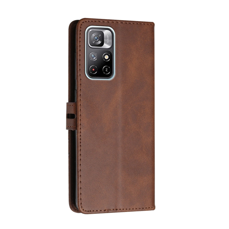 For Xiaomi Redmi Note 11 5G Cow Texture Leather Phone Case