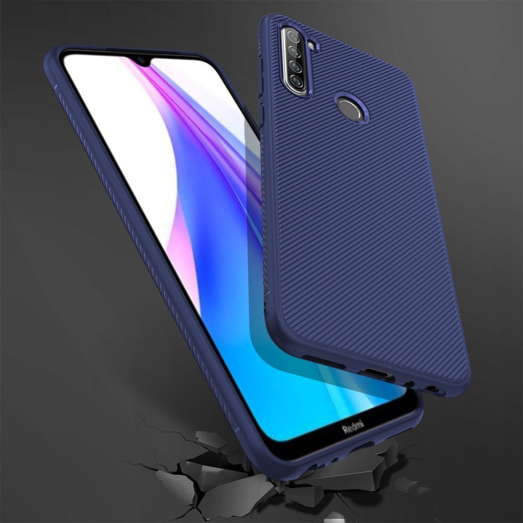 For Xiaomi Redmi Note 8T Lenuo Leshen Series Stripe Texture TPU Protective Case