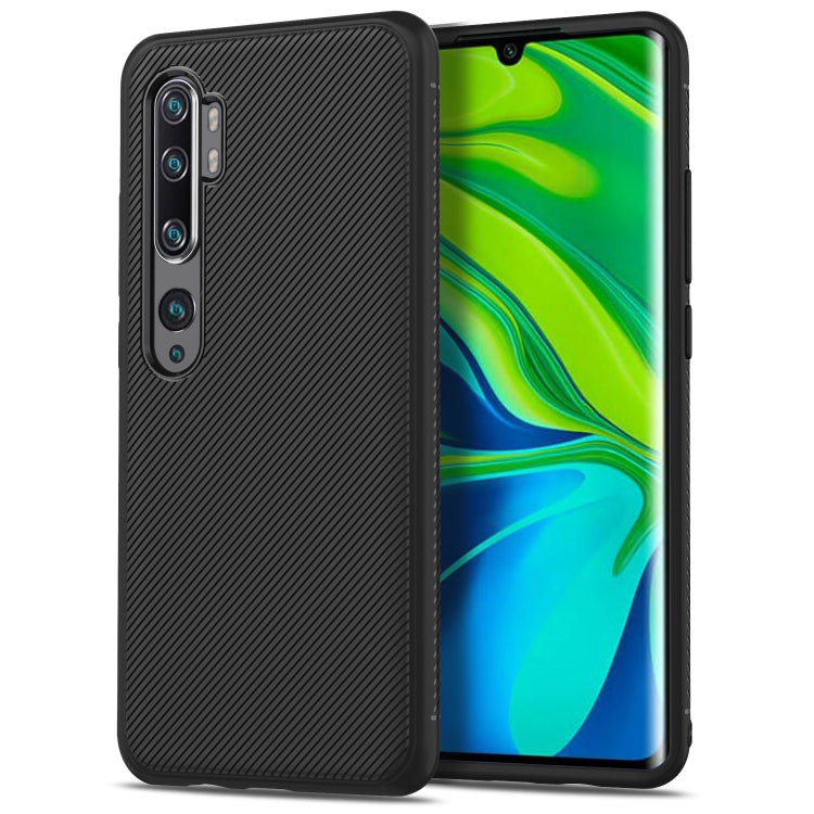 For Xiaomi Mi CC9 Pro / Note 10 Lenuo Leshen Series Stripe Texture TPU Protective Case