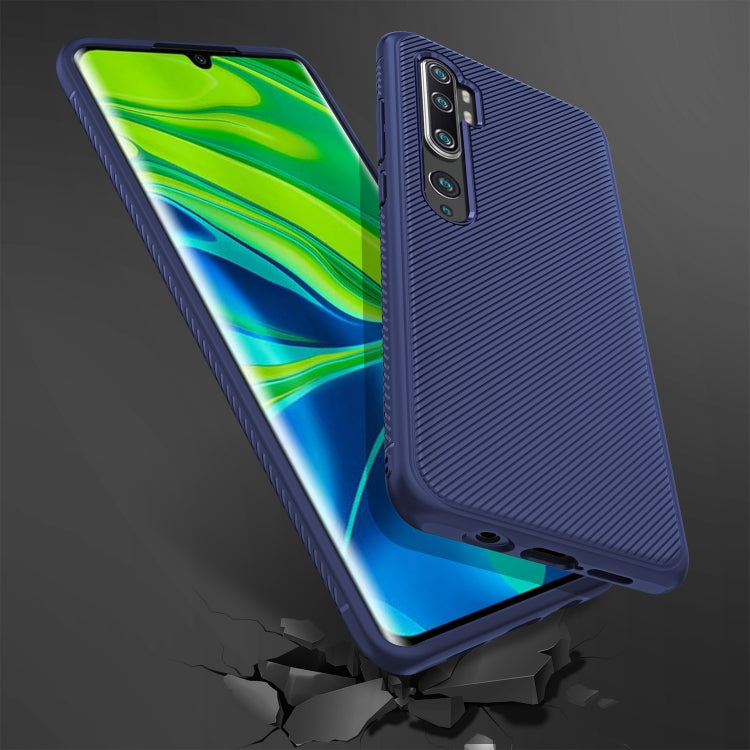 For Xiaomi Mi CC9 Pro / Note 10 Lenuo Leshen Series Stripe Texture TPU Protective Case