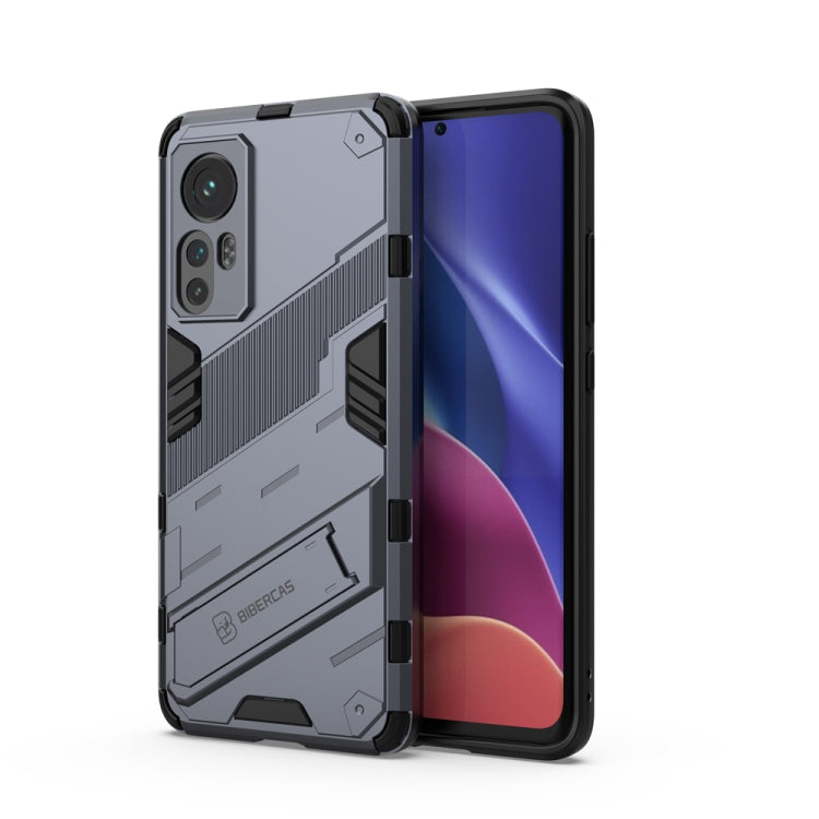 For Xiaomi Mi 12 Punk Armor 2 in 1 PC + TPU Shockproof Phone Case with Invisible Holder