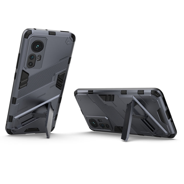For Xiaomi Mi 12 Punk Armor 2 in 1 PC + TPU Shockproof Phone Case with Invisible Holder