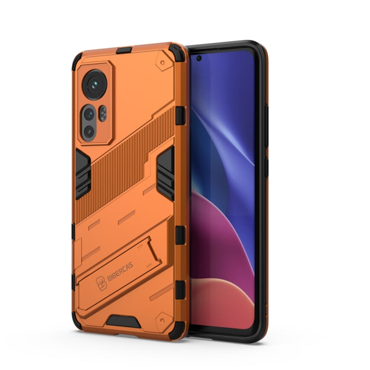 For Xiaomi Mi 12 Punk Armor 2 in 1 PC + TPU Shockproof Phone Case with Invisible Holder