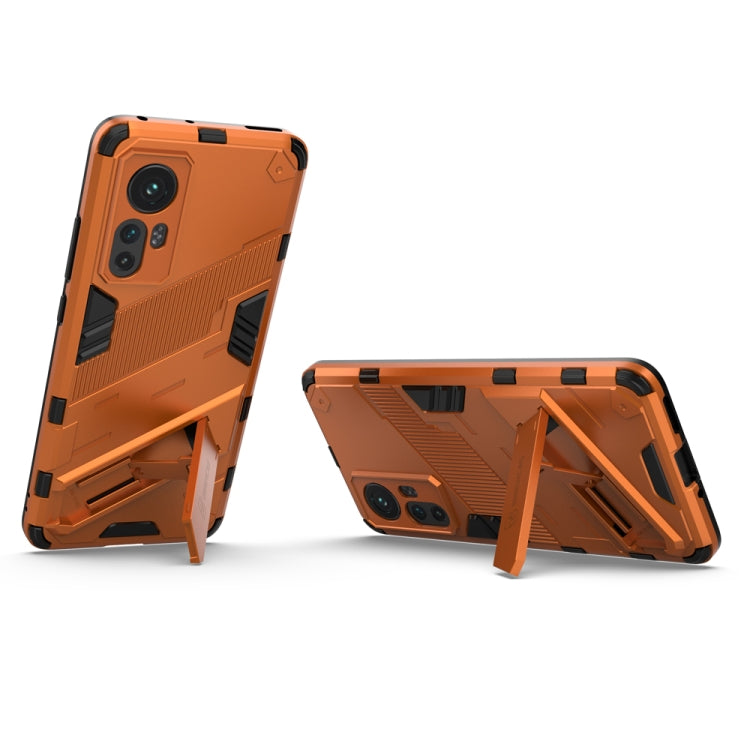 For Xiaomi Mi 12 Punk Armor 2 in 1 PC + TPU Shockproof Phone Case with Invisible Holder