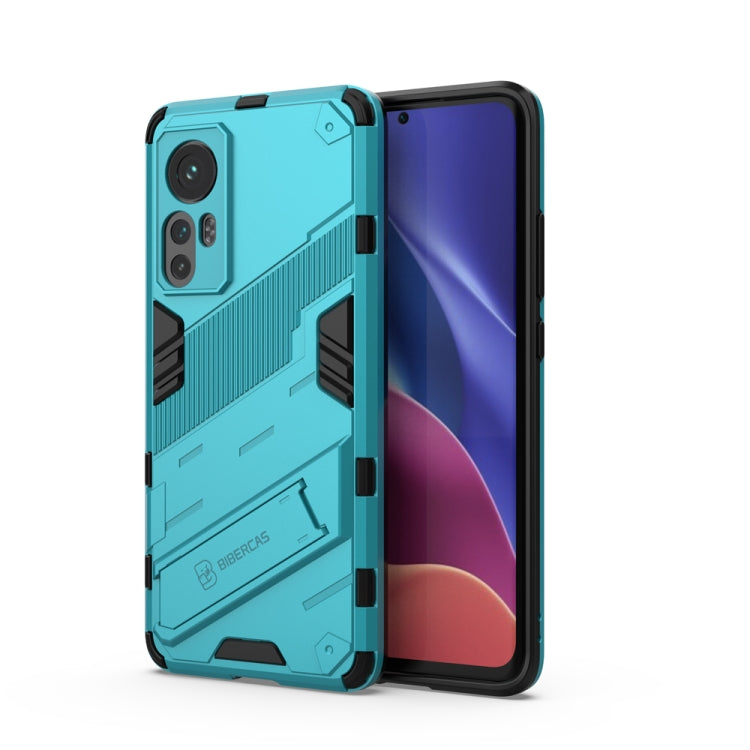 For Xiaomi Mi 12 Punk Armor 2 in 1 PC + TPU Shockproof Phone Case with Invisible Holder