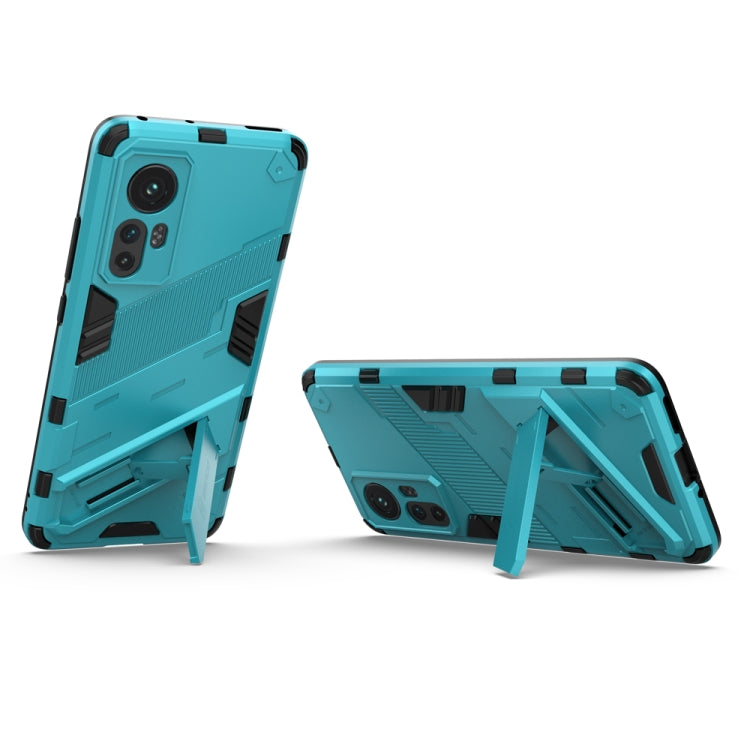 For Xiaomi Mi 12 Punk Armor 2 in 1 PC + TPU Shockproof Phone Case with Invisible Holder