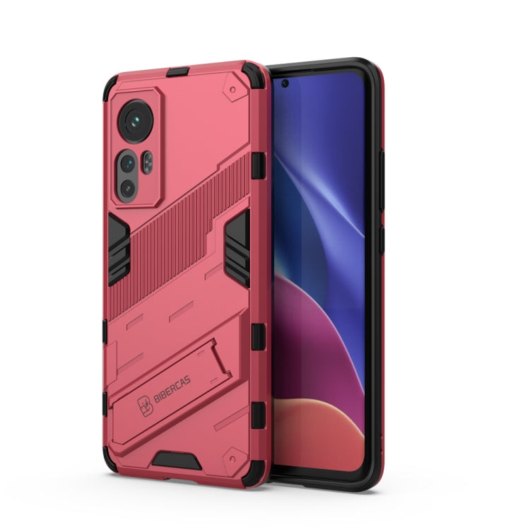 For Xiaomi Mi 12 Punk Armor 2 in 1 PC + TPU Shockproof Phone Case with Invisible Holder